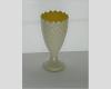 8” Belleek Footed Feather/Shell Vase